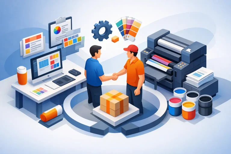 Collaborazione continuativa con tipografia partner