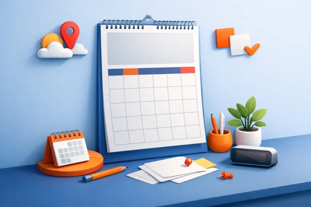calendario olandese da parete personalizzato con logo e immagini