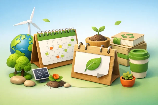 Calendari da scrivania ecologici per il B2B