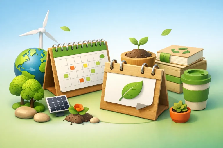 Calendari da scrivania ecologici per il B2B